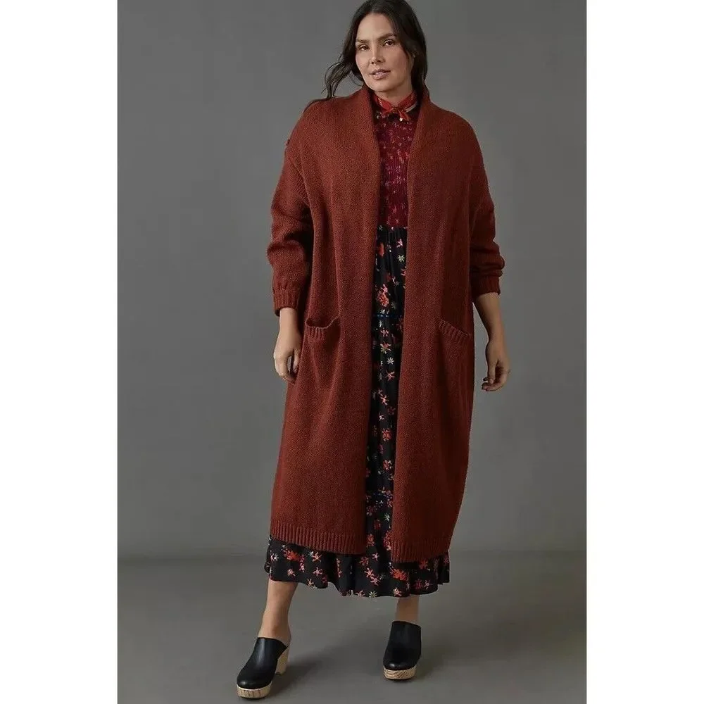 Anthropologie Leo & Viola Isla Marled Cardigan Size 2X. B24 - Picture 5 of 12